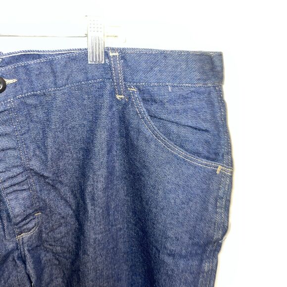 Bulwark FR Men’s Straight Jeans Size 42 X 32 Dark Blue Workwear Rugged NWOT - Picture 5 of 12